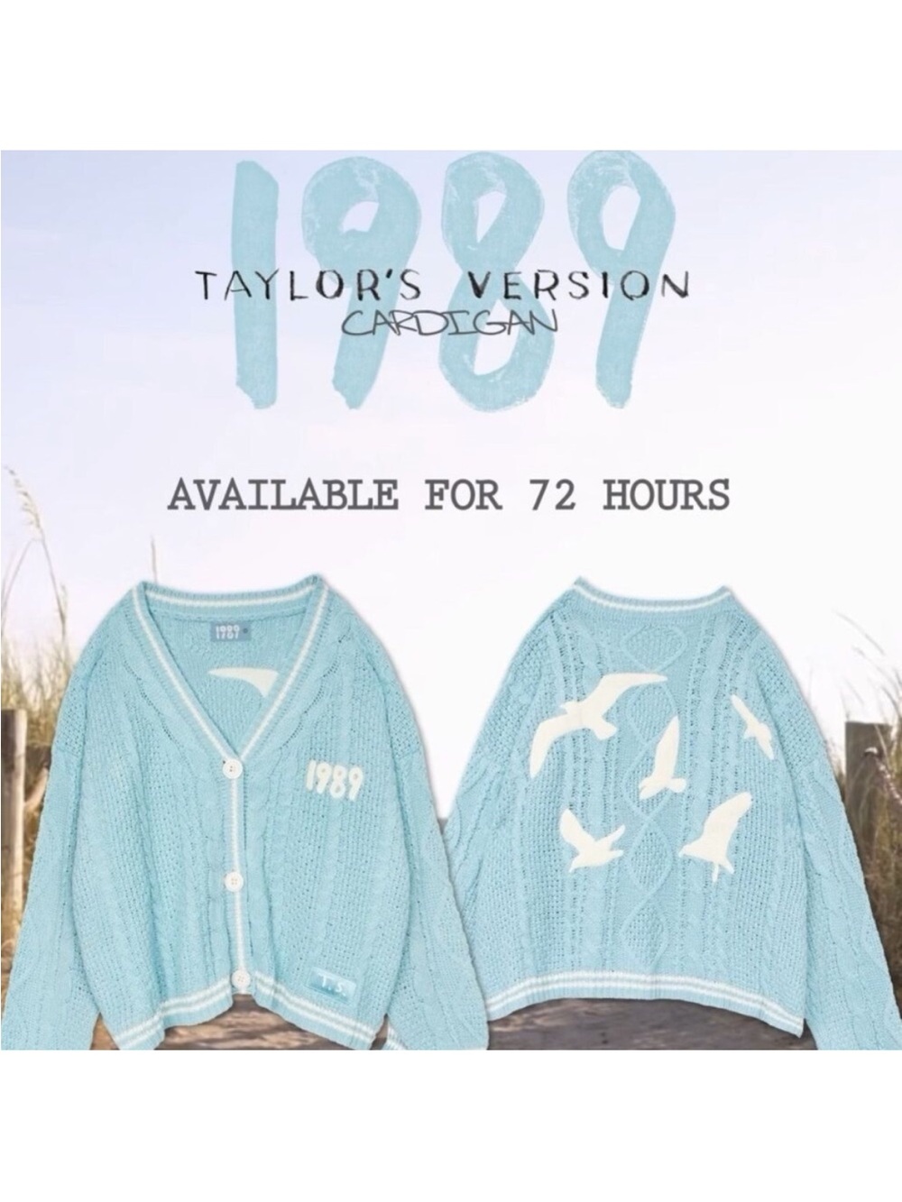 Taylor Swift 1989 Cardigan XL/2XL